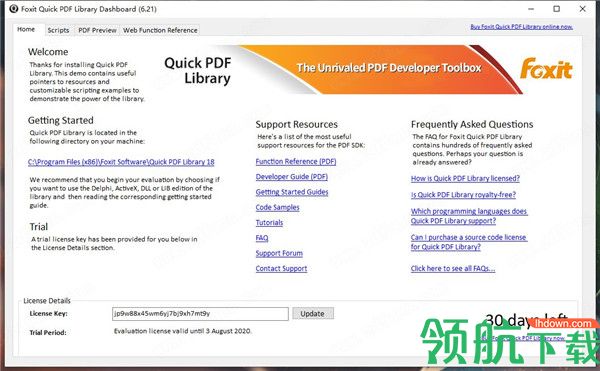FoxitQuickPDFLibrary中文破解版(附破解补丁)