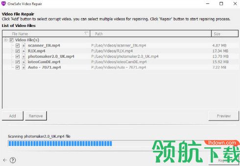OneSafe Video Repair破解版