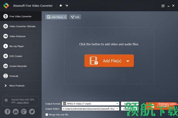 AiseesoftFreeVideoConverter视频转换工具绿色版