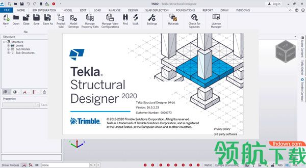 TeklaStructuralDesigner2020建筑分析设计破解版