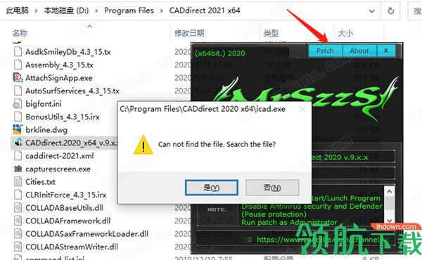 BackToCADCADdirect2021直装破解版(附破解补丁)