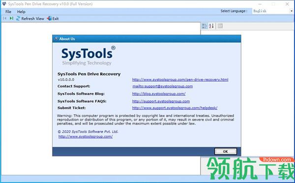 SysToolsPenDriveRecovery数据恢复破解版