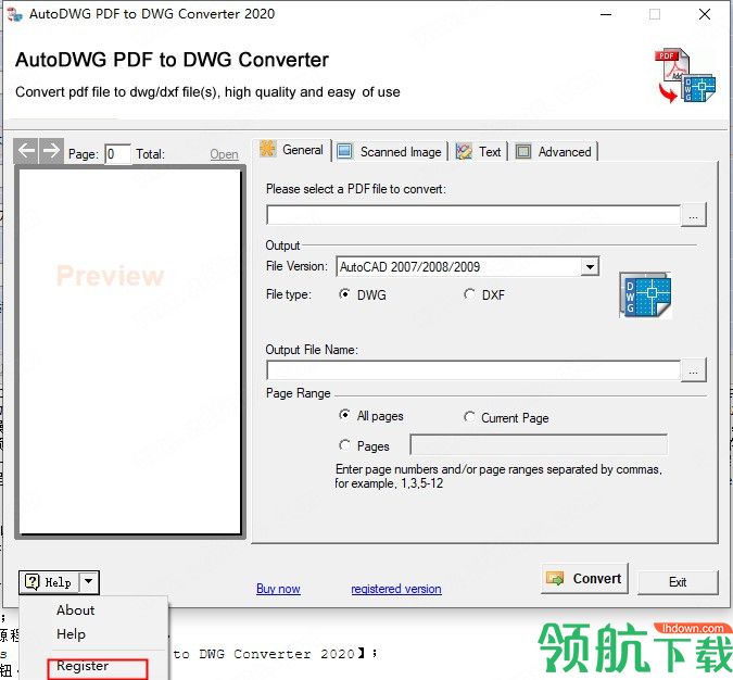 AutoDWGPDFtoDWGConverter2020汉化破解版