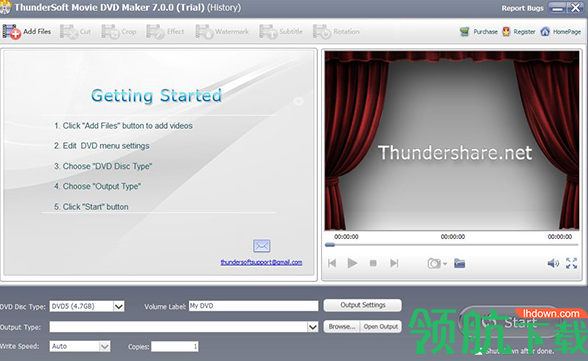 ThunderSoftMovieDVDMaker刻录工具破解版