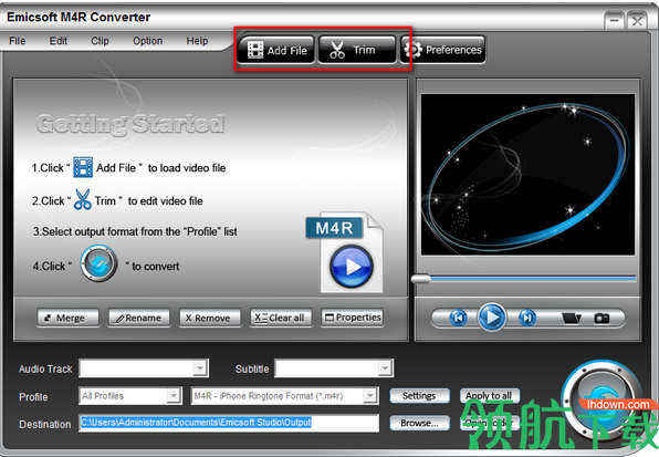 EmicsoftM4RConverter音频转换绿色破解版