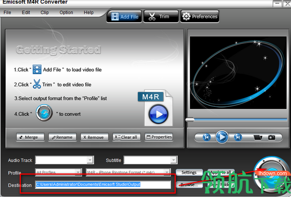 EmicsoftM4RConverter音频转换绿色破解版