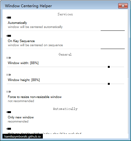 WindowCenteringHelper窗口居中工具绿色版