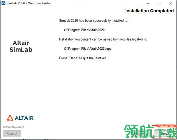 AltairSimLab2020有限元建模工具破解版