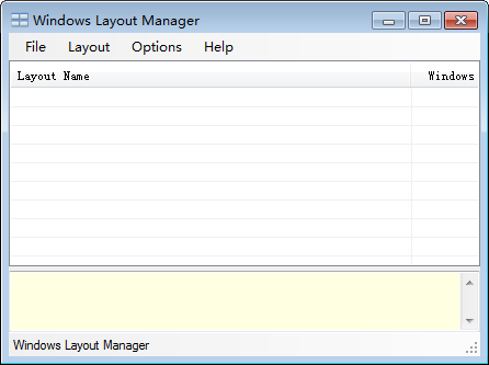 Windows Layout Manager桌面布局保存工具绿色版