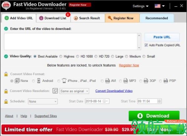 FastVideoDownloader网页视频下载绿色版