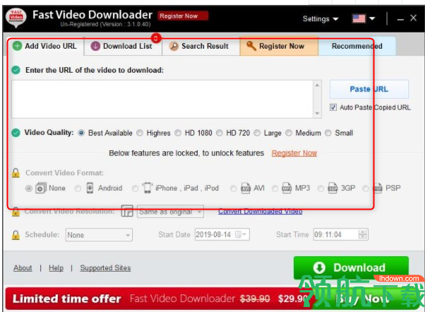 FastVideoDownloader网页视频下载绿色版