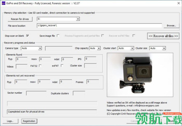 GOpro数据恢复工具GoPro Recovery