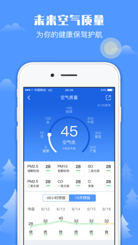 一米天气APP最新版官网免费下载