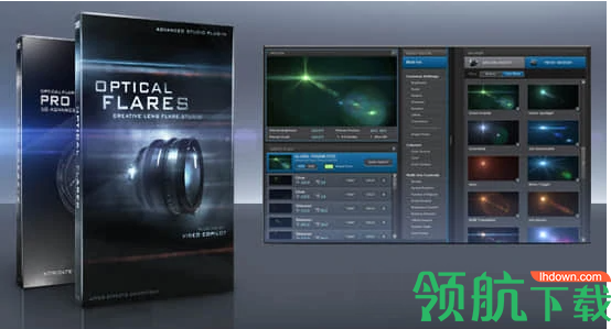 AE高级镜头光晕耀斑效果插件Optical Flares