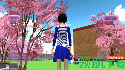 樱色校园女生