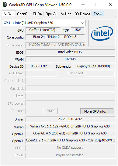 显卡诊断识别工具GPU Caps Viewer绿色版