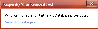 卡巴斯基病毒移除Kaspersky Virus Removal Tool