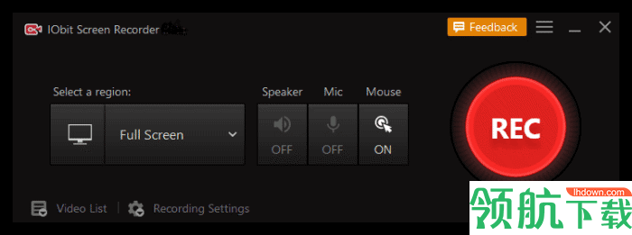 IObit电脑录屏软件IObit Screen Recorder