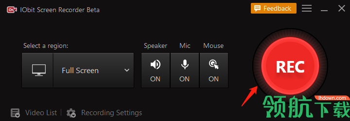 IObit电脑录屏软件IObit Screen Recorder