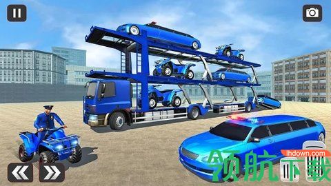 流行的警车运输游戏最新版下载