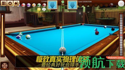 黑八桌球