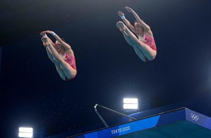2021东京奥运会陈芋汐/张家齐女子双人10米跳台直播回放