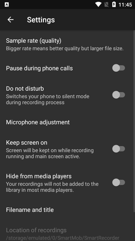 Smart Recorder录音软件APP