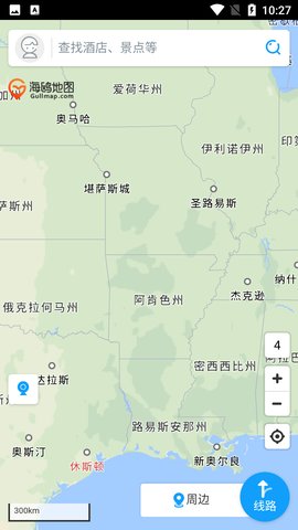 美国地图中文最新电子版2021