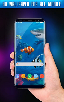 3D水族馆动态壁纸手机版