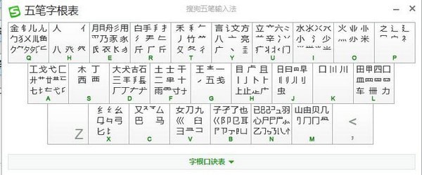 搜狗五笔输入法pc安装包