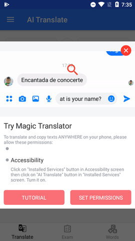 AI Translate屏幕照片实时翻译APP