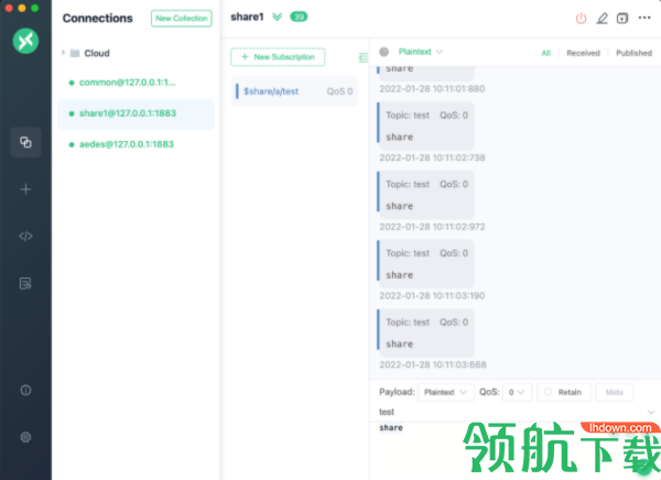 跨平台开源MQTT客户端MQTT X