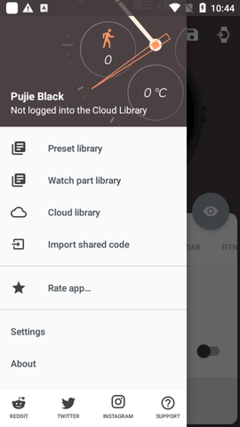 Pujie Black表盘制作APP