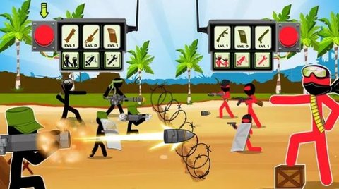 火柴人战争团队激战中文版