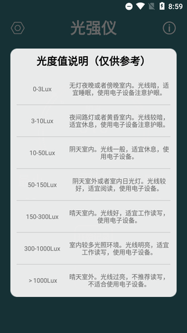 手机光强仪APP破解版