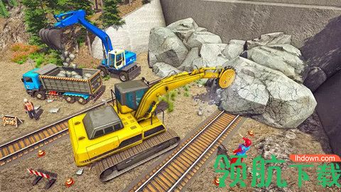 铁路列车轨道建设无限金币版