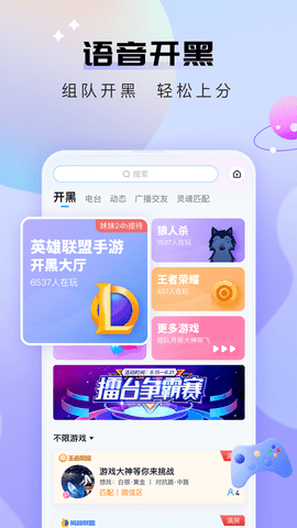 理想玩伴开黑上分APP