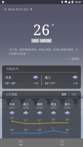 云云七日天气预报实时查询app