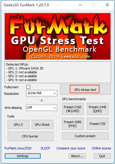 FurMark绿色汉化版