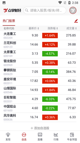 点掌财经股票直播APP