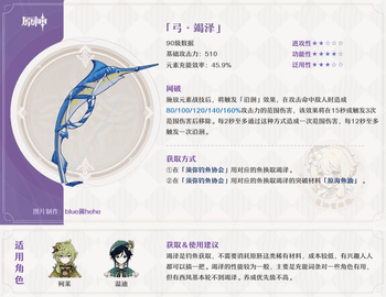 原神全新须弥肝物竭泽（咸鱼弓）武器全方位解析