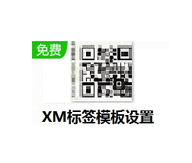 XM标签模板设置绿色版