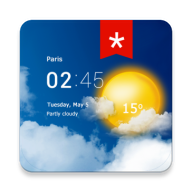透明时钟和天气破解版