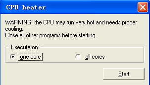 CPU Heater(测试处理器散热效能)