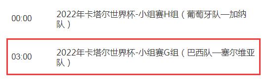 世界杯巴西塞尔维亚比分预测 世巴西vs塞尔维亚几点直播