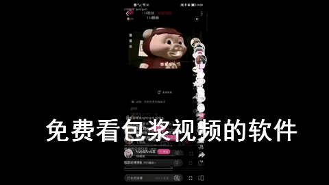 免费看包浆视频的软件
