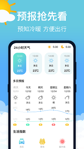 萌兔天气预报2023最新版