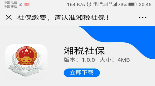 湖南社保(湘税社保)人脸认证app安卓版