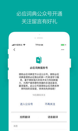 微软必应词典去更新版