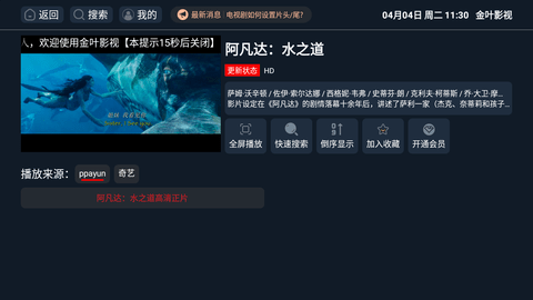金叶影视TV盒子版
